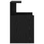 Preview: Bettkabine Schwarze Eiche 40x35x60 cm Holzwerkstoff