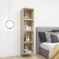 Preview: Wandschrank Sonoma-Eiche 37x37x37 cm Holzwerkstoff