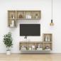 Preview: Wandschrank Sonoma-Eiche 37x37x37 cm Holzwerkstoff