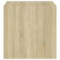 Preview: Wandschrank Sonoma-Eiche 37x37x37 cm Holzwerkstoff