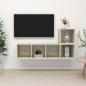 Preview: ARDEBO.de - 2-tlg. TV-Schrank-Set Sonoma-Eiche Holzwerkstoff