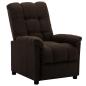 Preview: Relaxsessel Dunkelbraun Stoff