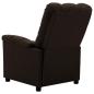 Preview: Relaxsessel Dunkelbraun Stoff
