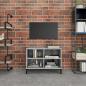Preview: ARDEBO.de - TV-Schrank mit Metallbeinen Grau Sonoma 69,5x30x50 cm