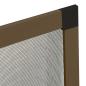 Preview: Insektenschutz für Fenster Braun 80x120 cm