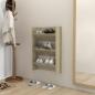 Preview: ARDEBO.de - Wand-Schuhschrank Sonoma-Eiche 60x18x90 cm Holzwerkstoff