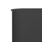 Preview: 3-teiliges Windschutzgewebe 400 x 120 cm Anthrazit