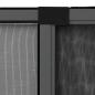 Preview: Ausziehbarer Insektenschutz für Fenster Anthrazit (75-143)x50cm