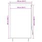 Preview: Außenrollo 100 x 250 cm Cremeweiß