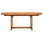 Preview: 7-tlg. Garten-Essgruppe Stoff und Massivholz Beige