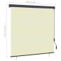 Preview: Außenrollo 160x250 cm Creme