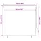 Preview: Außenrollo 160x250 cm Creme