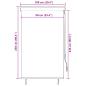 Preview: Außenrollo 100 x 250 cm Anthrazit