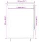 Preview: Außenrollo 120 x 250 cm Anthrazit