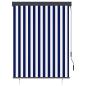 Preview: Außenrollo 120 x 250 cm Blau und Weiß