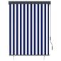 Preview: Außenrollo 120 x 250 cm Blau und Weiß