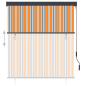 Preview: Außenrollo 140x250 cm Gelb und Blau