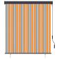 Preview: Außenrollo 140x250 cm Gelb und Blau