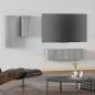 Preview: ARDEBO.de - 4-tlg. TV-Schrank-Set Grau Sonoma Holzwerkstoff
