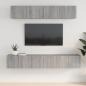 Preview: ARDEBO.de - 5-tlg. TV-Schrank-Set Grau Sonoma Holzwerkstoff