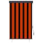 Preview: Außenrollo 100 x 250 cm Orange und Braun