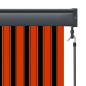 Preview: Außenrollo 100 x 250 cm Orange und Braun