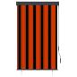 Preview: Außenrollo 100 x 250 cm Orange und Braun