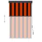Preview: Außenrollo 100 x 250 cm Orange und Braun