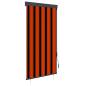 Preview: Außenrollo 100 x 250 cm Orange und Braun