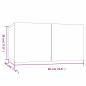 Preview: TV-Wandschrank Grau Sonoma 2 Stk. 60x30x30 cm Holzwerkstoff