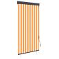 Preview: ARDEBO.de - Außenrollo 100 x 250 cm Weiß und Orange