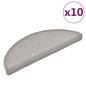 Preview: Stufenmatten 10 Stk. 65x24x4 cm Taupe