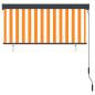 Preview: Außenrollo 140x250 cm Weiß und Orange