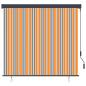 Preview: Außenrollo 160x250 cm Gelb und Blau