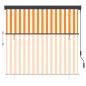 Preview: Außenrollo 170x250 cm Weiß und Orange