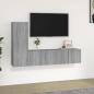 Preview: ARDEBO.de - 3-tlg. TV-Schrank-Set Grau Sonoma Holzwerkstoff