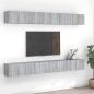 Preview: ARDEBO.de - 8-tlg. TV-Schrank-Set Grau Sonoma 60x30x30 cm Holzwerkstoff