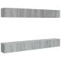 Preview: 8-tlg. TV-Schrank-Set Grau Sonoma 60x30x30 cm Holzwerkstoff