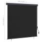 Preview: Außenrollo 160x250 cm Anthrazit