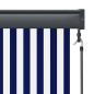 Preview: Außenrollo 140x250 cm Blau und Weiß