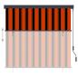 Preview: Außenrollo 160x250 cm Orange und Braun