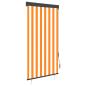 Preview: ARDEBO.de - Außenrollo 80 x 250 cm Weiß und Orange