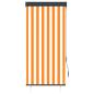 Preview: Außenrollo 80 x 250 cm Weiß und Orange