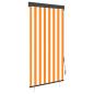 Preview: Außenrollo 80 x 250 cm Weiß und Orange