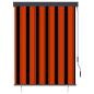 Preview: Außenrollo 120 x 250 cm Orange und Braun