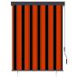 Preview: Außenrollo 120 x 250 cm Orange und Braun