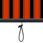 Preview: Außenrollo 120 x 250 cm Orange und Braun