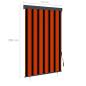 Preview: Außenrollo 120 x 250 cm Orange und Braun