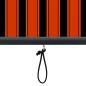 Preview: Außenrollo 120 x 250 cm Orange und Braun