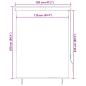 Preview: Außenrollo 120 x 250 cm Orange und Braun